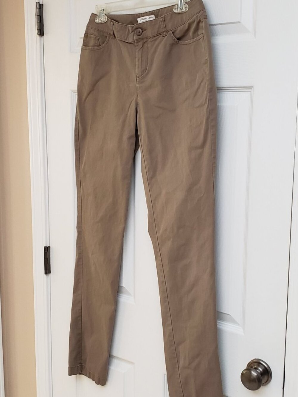 Coldwater Creek Khaki pants. Size 6 long tall.